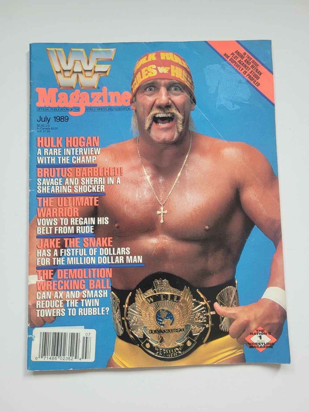 WWF Wrestling Magazines Vintage 1989 Various Editions Available